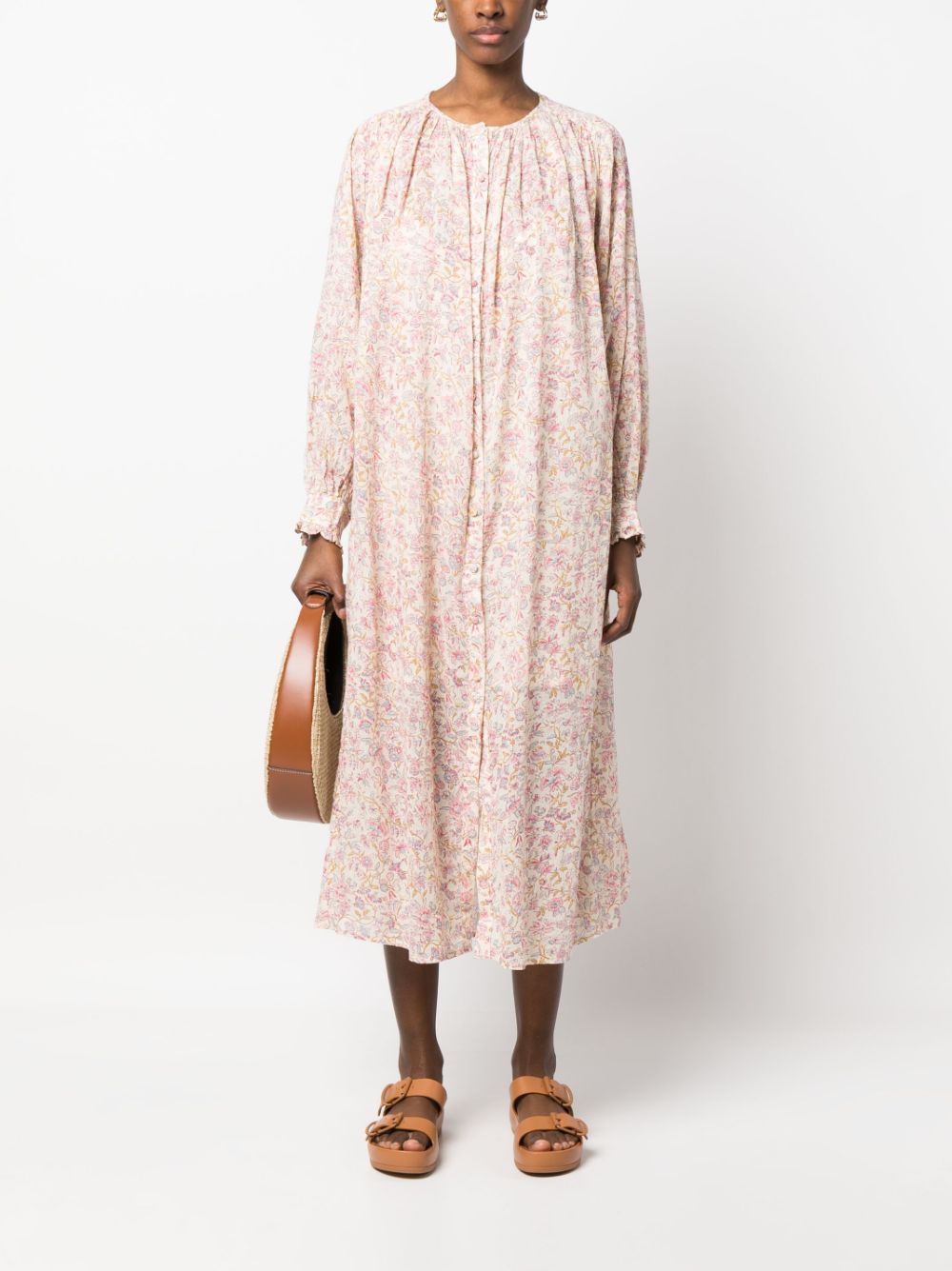 Louise Misha floral-print Shirt Dress - Farfetch