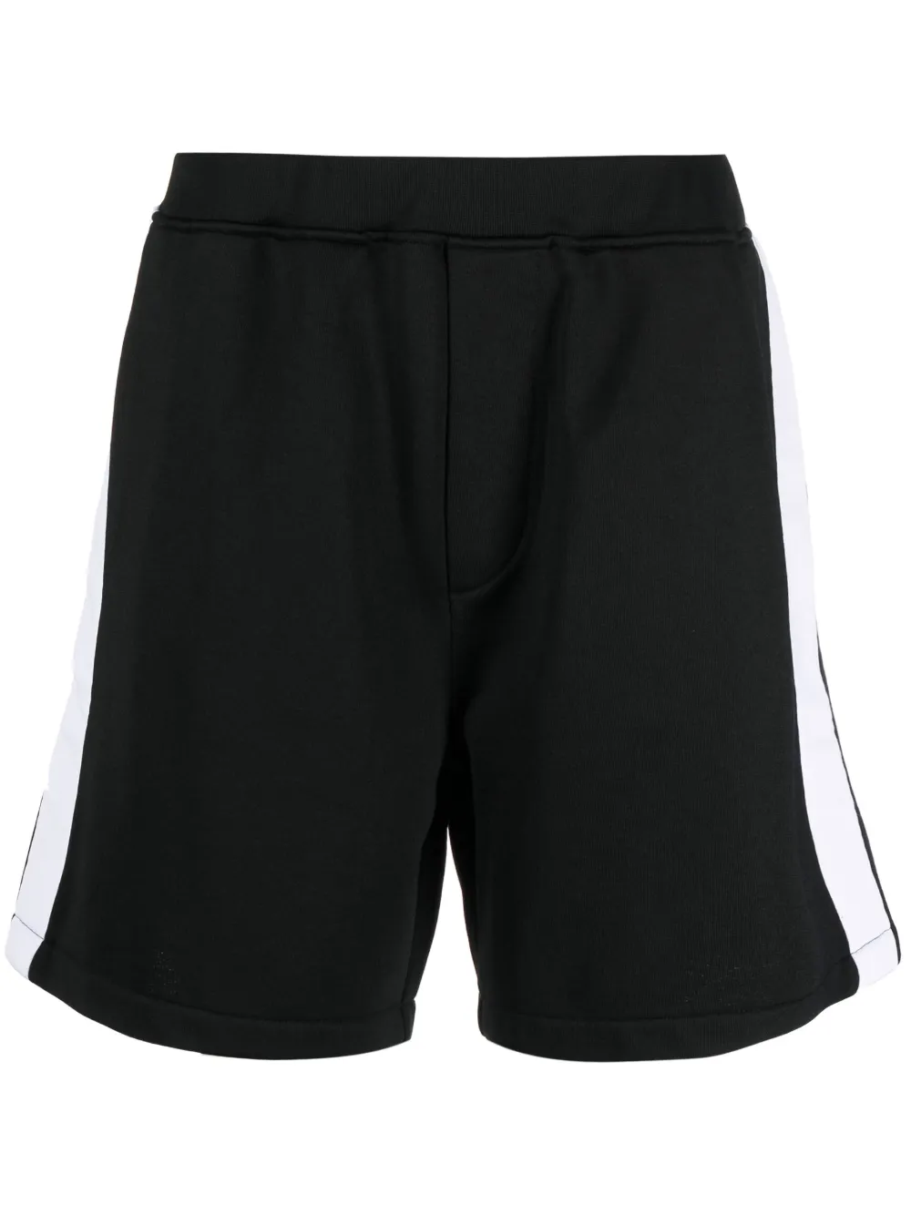 DSQUARED2 LOGO-PRINT COTTON SHORTS
