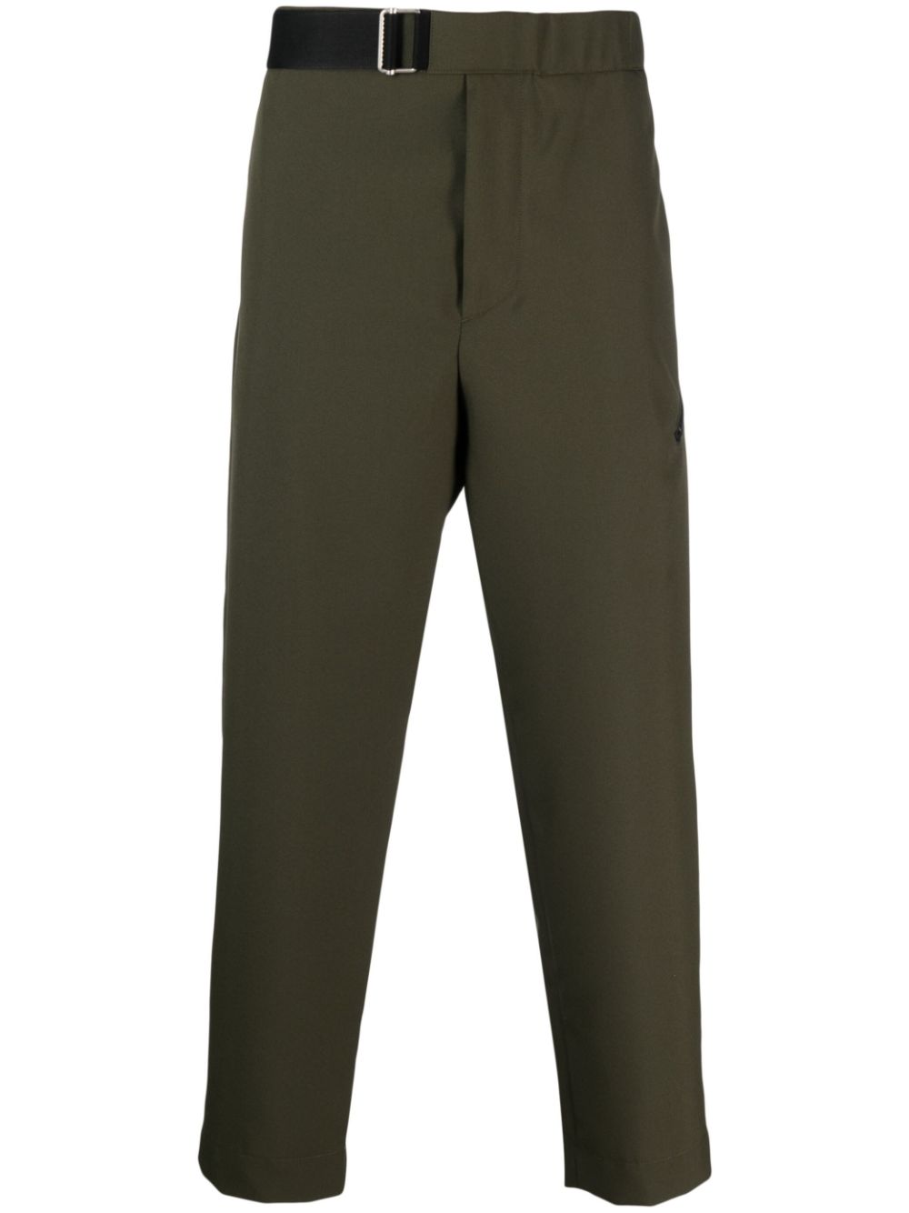 OAMC belted-waist Cropped Trousers - Farfetch