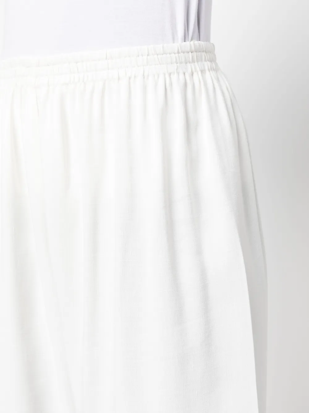 Forte Forte Elasticated Draped Trousers In Weiss