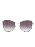 Prada Eyewear gradient oversized-frame sunglasses - Silver
