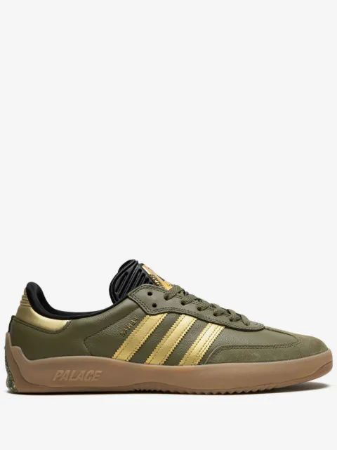 adidas x Palace Puig Samba "Olive Gold" sneakers