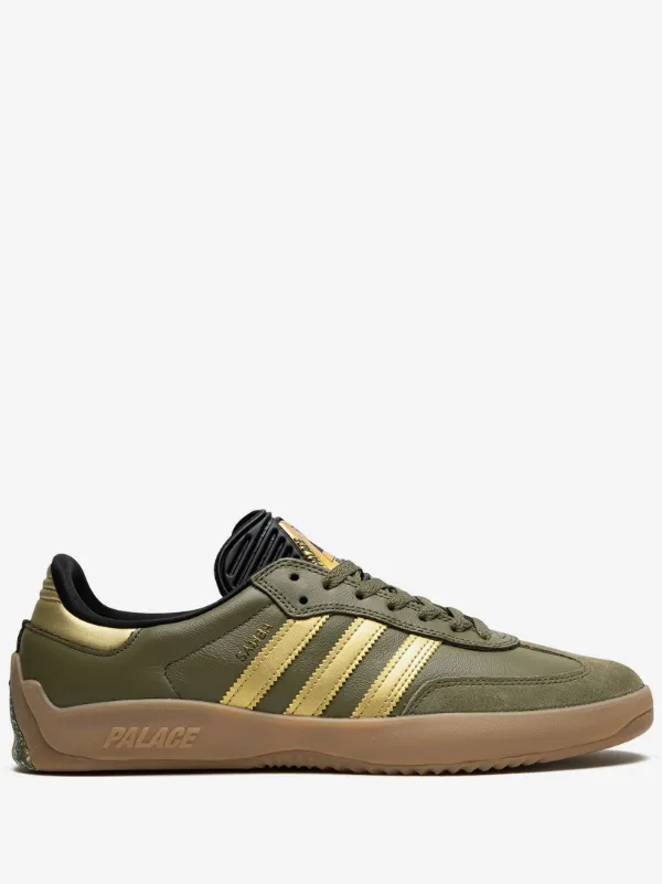 Adidas Palace X‎ Puig Samba Size 11 Olive Gold Palace Samba Pu HQ6100 New adidas Palace X Puig Samba Olive Gold Palace Samba Pu HQ6100  main image 4
