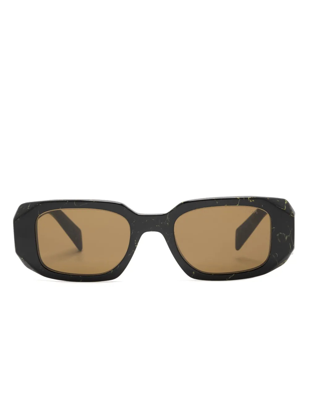 Prada Symbole Square-frame Sunglasses In Black