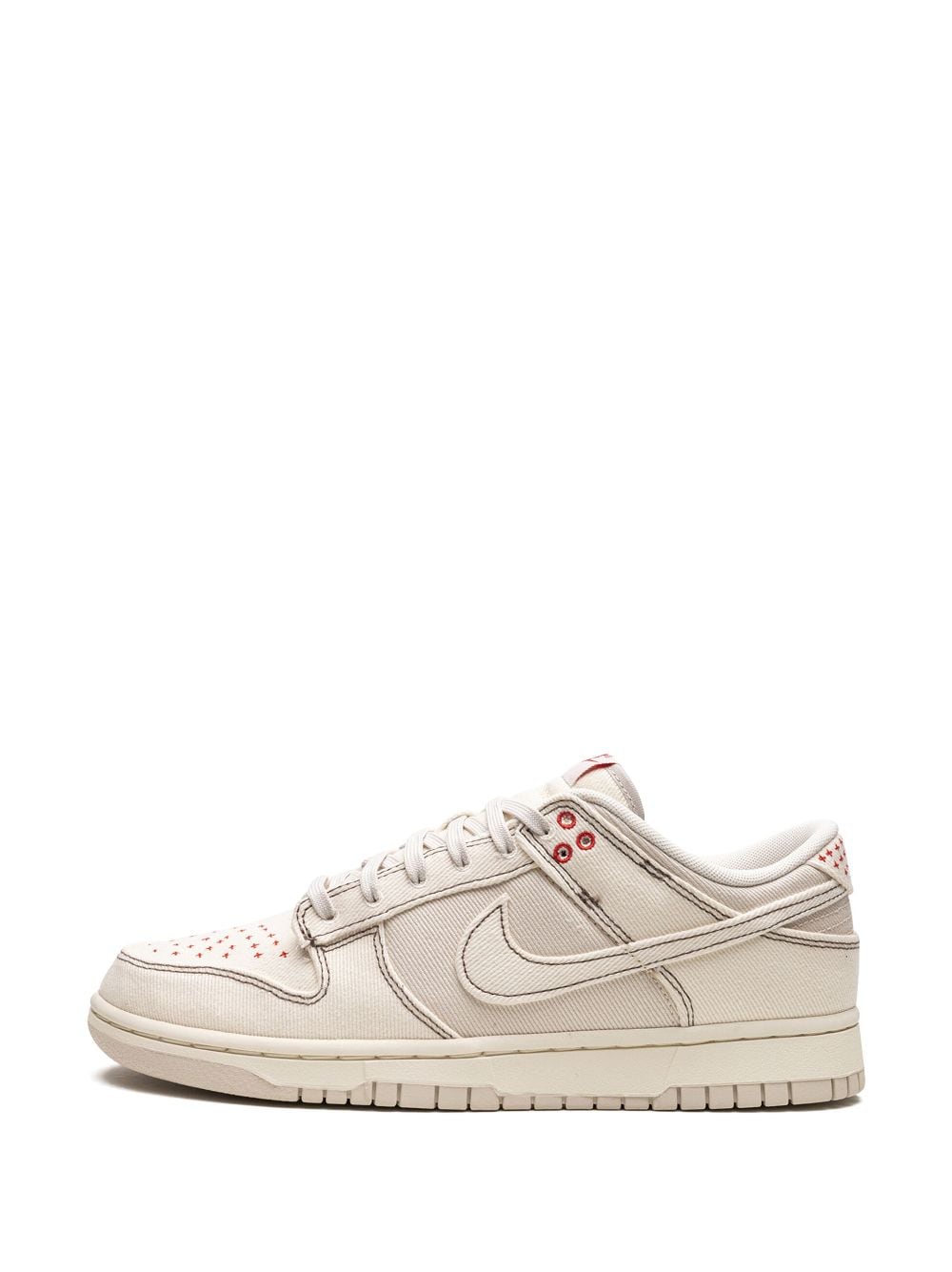 Shop Nike Dunk Low Shashiko "light Orewood Brown" Sneakers In Neutrals