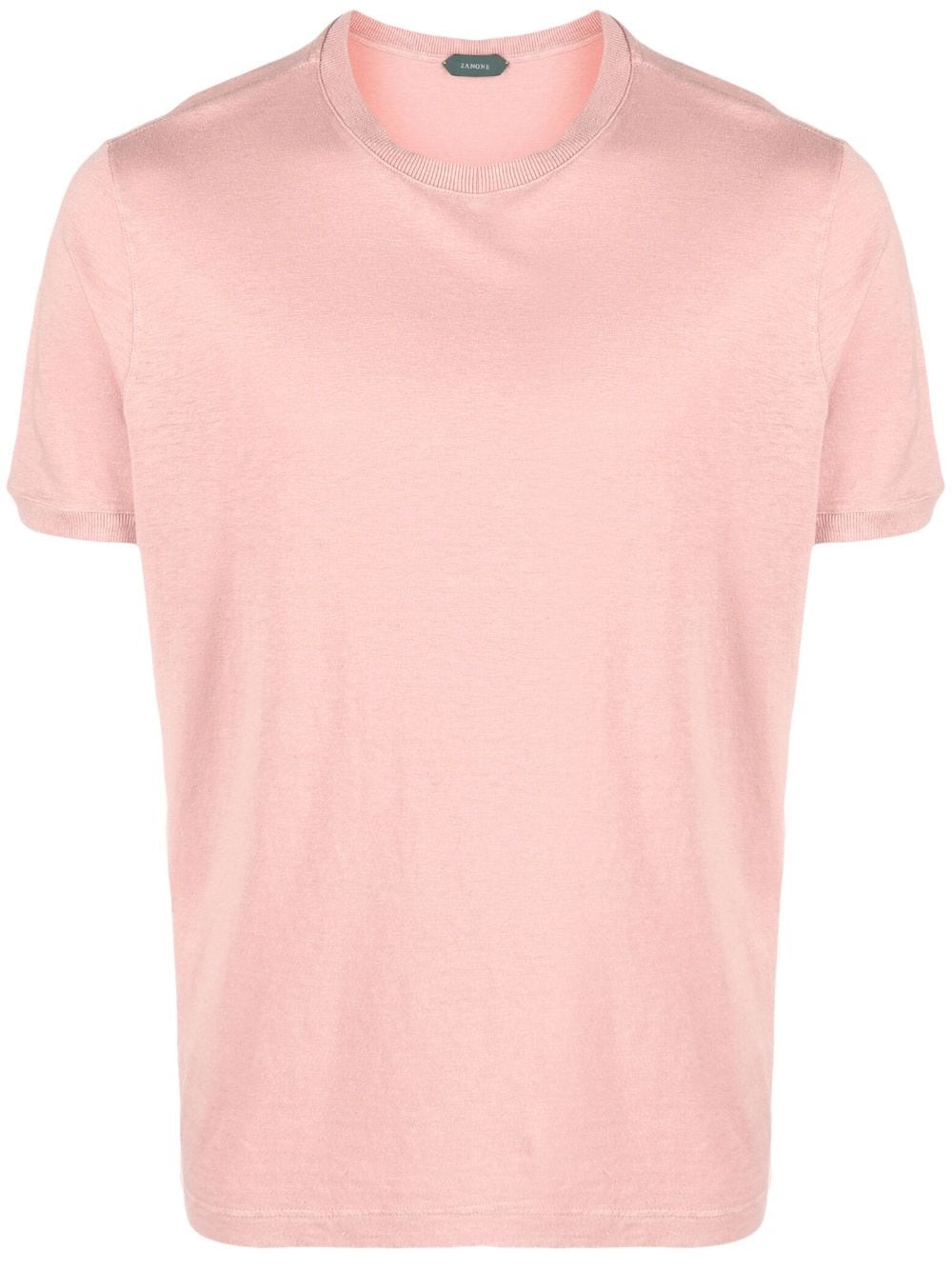 Shop Zanone Short-sleeved T-shirt In Pink