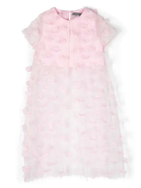 Simonetta Kleid mit Blumenapplikation