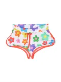 MC2 Saint Barth Kids floral-print swim shorts - White