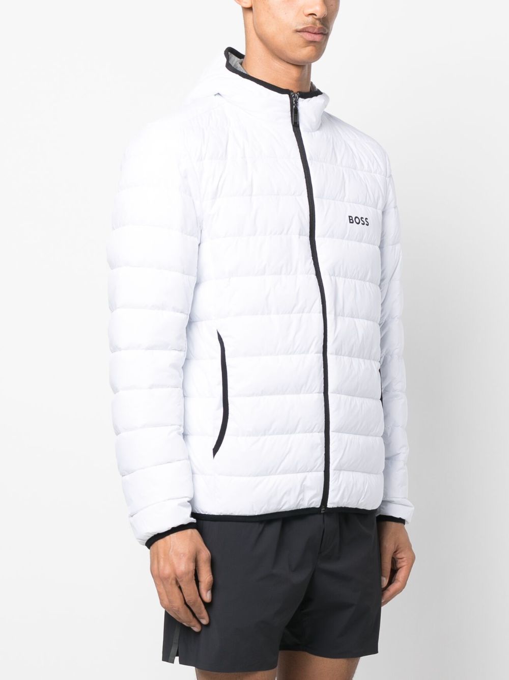 Nicce reflective puffer clearance jacket