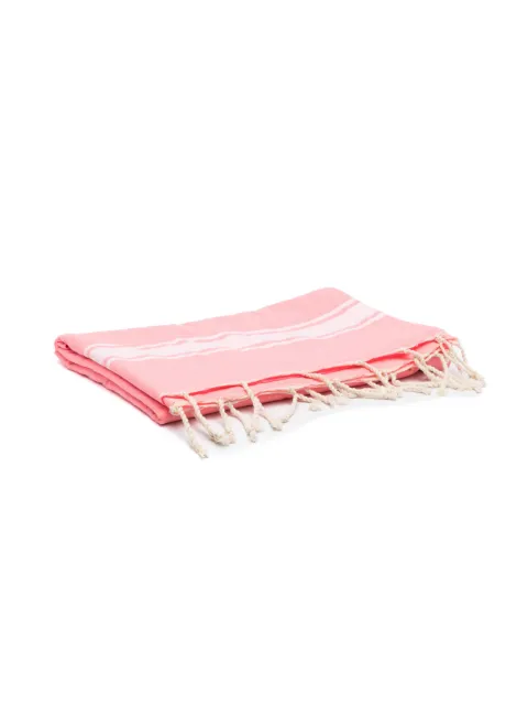 MC2 Saint Barth Kids stripe-detail cotton beach towel