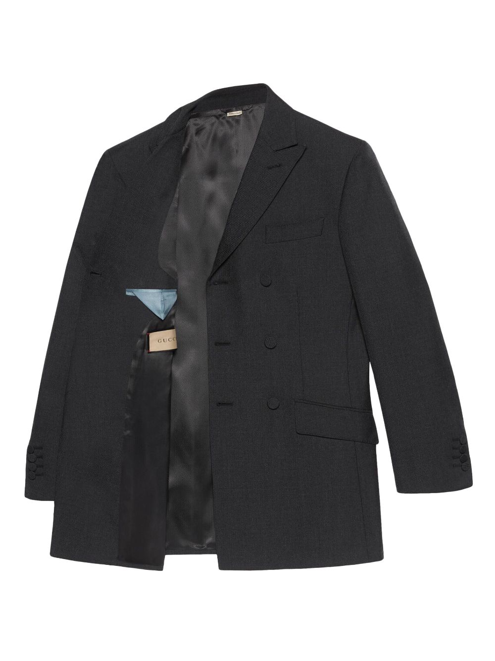 Gucci Double Breasted Manga Wool Coat, $6,900, farfetch.com