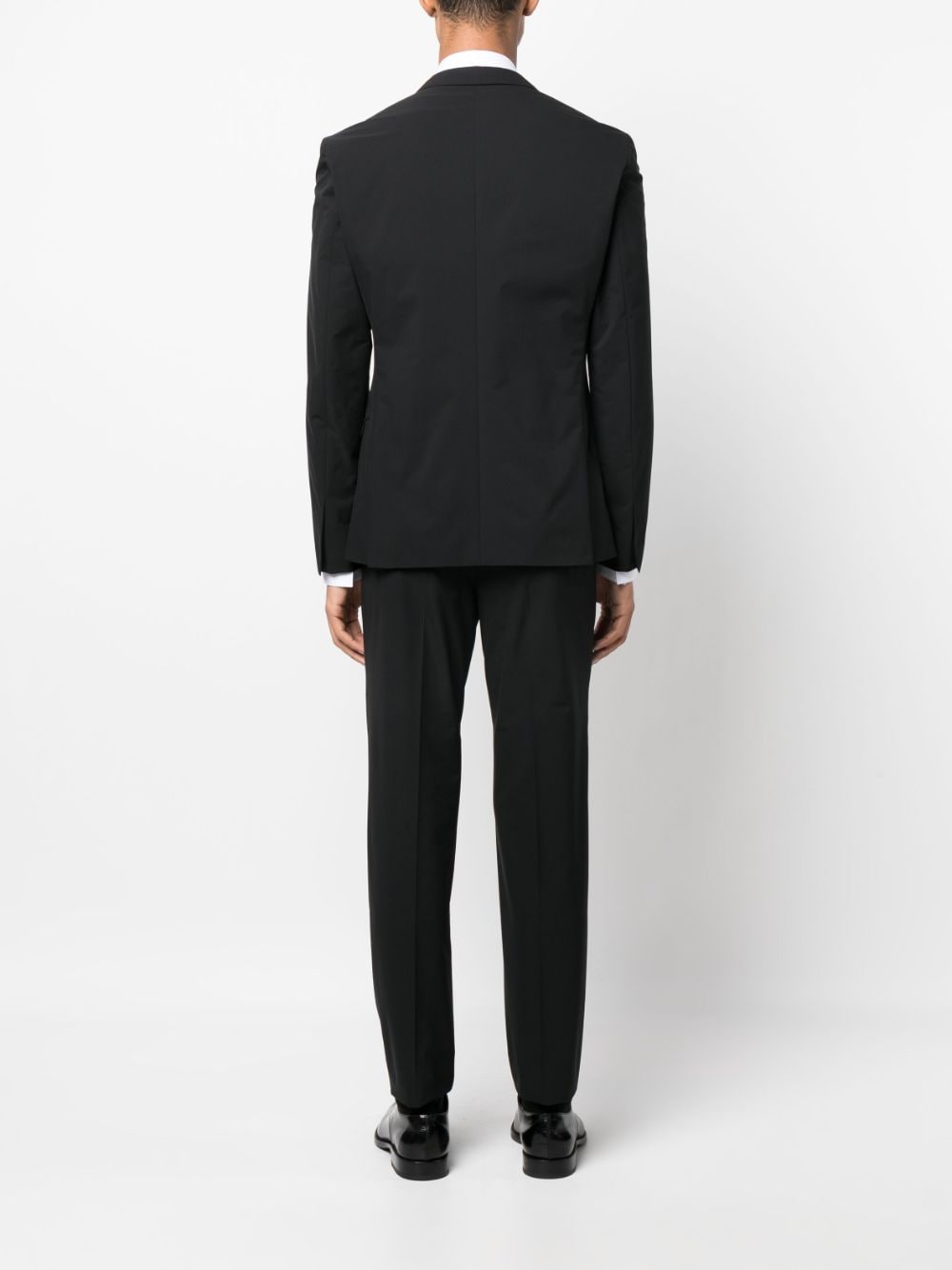 Shop Hugo Single-breasted Suit Set In Black