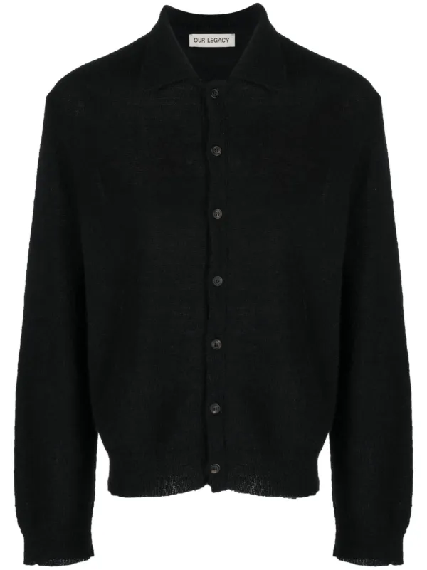 our legacy KNITTED CARDIGAN Black-