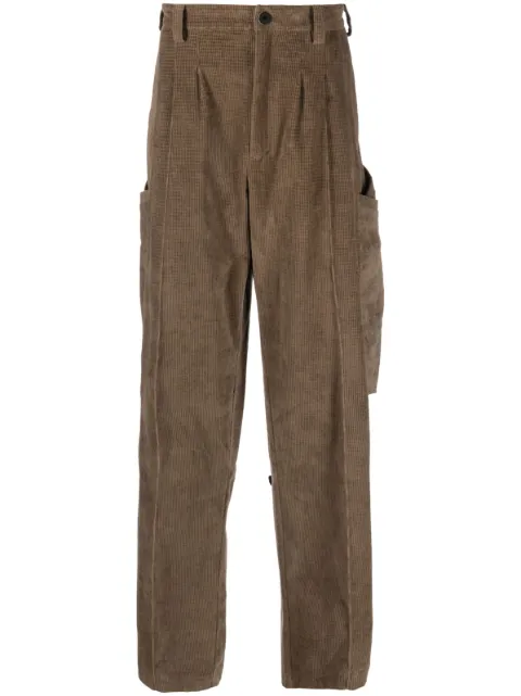 Kiko Kostadinov pantalones holgados con correa 
