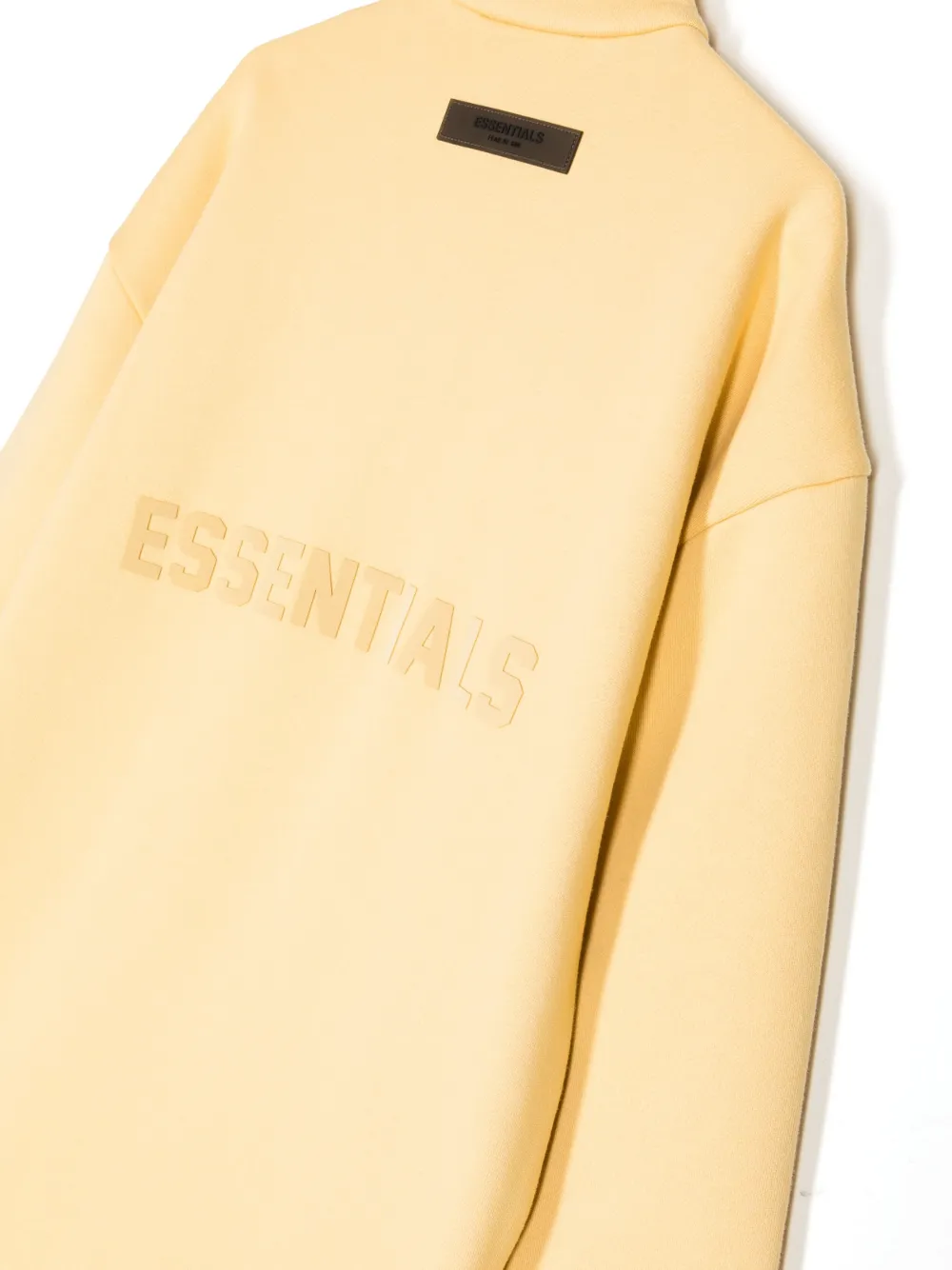 FEAR OF GOD ESSENTIALS KIDS Jurk met logoprint Geel