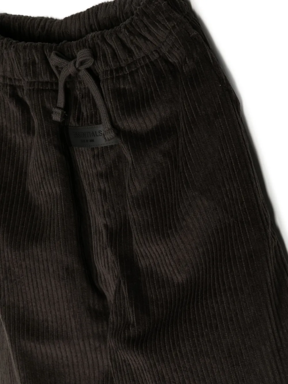 FEAR OF GOD ESSENTIALS KIDS Ribfluwelen broek Bruin