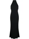 Alexander McQueen halterneck midi dress - Black
