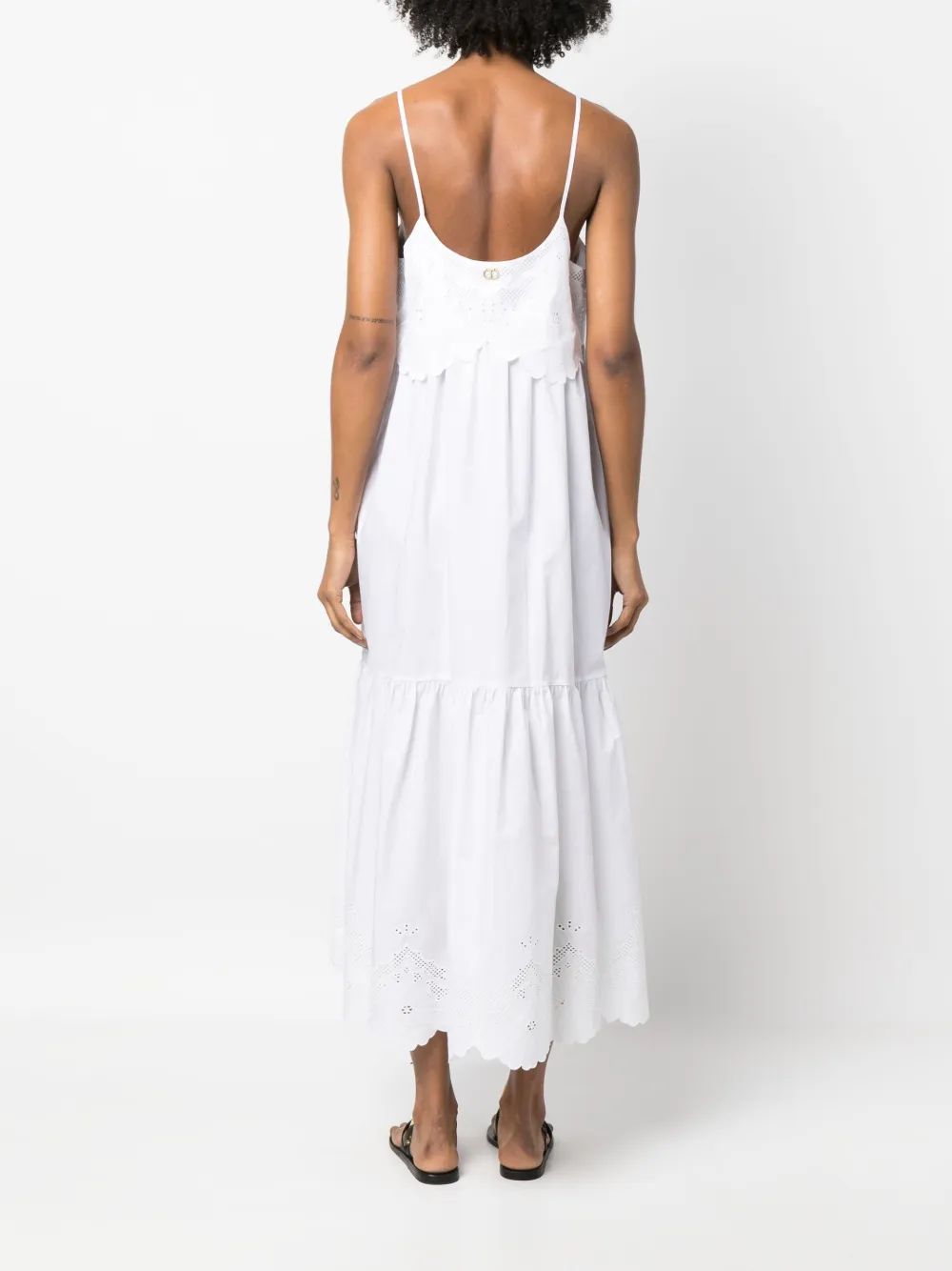 TWINSET tieredskirt Shift Dress Farfetch