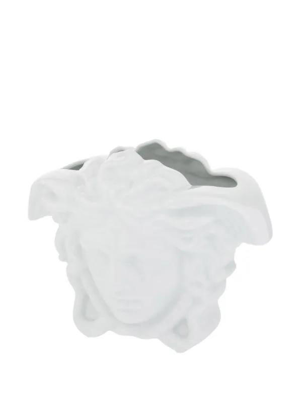 Versace Medusa Grande 陶瓷花瓶（21厘米） | 白色| FARFETCH CN