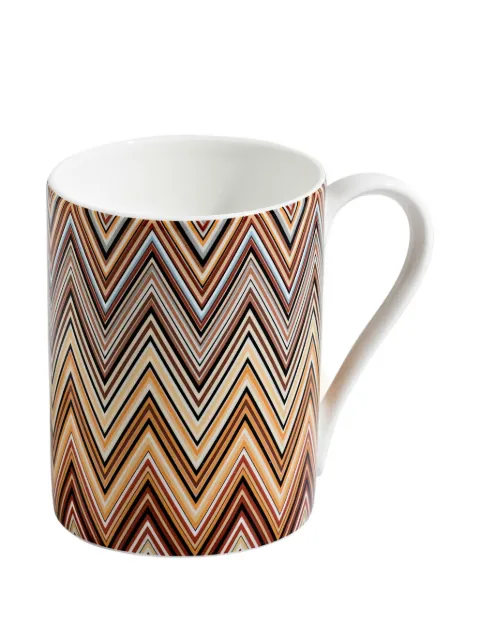 Missoni Home Jarris zig zag-print mug