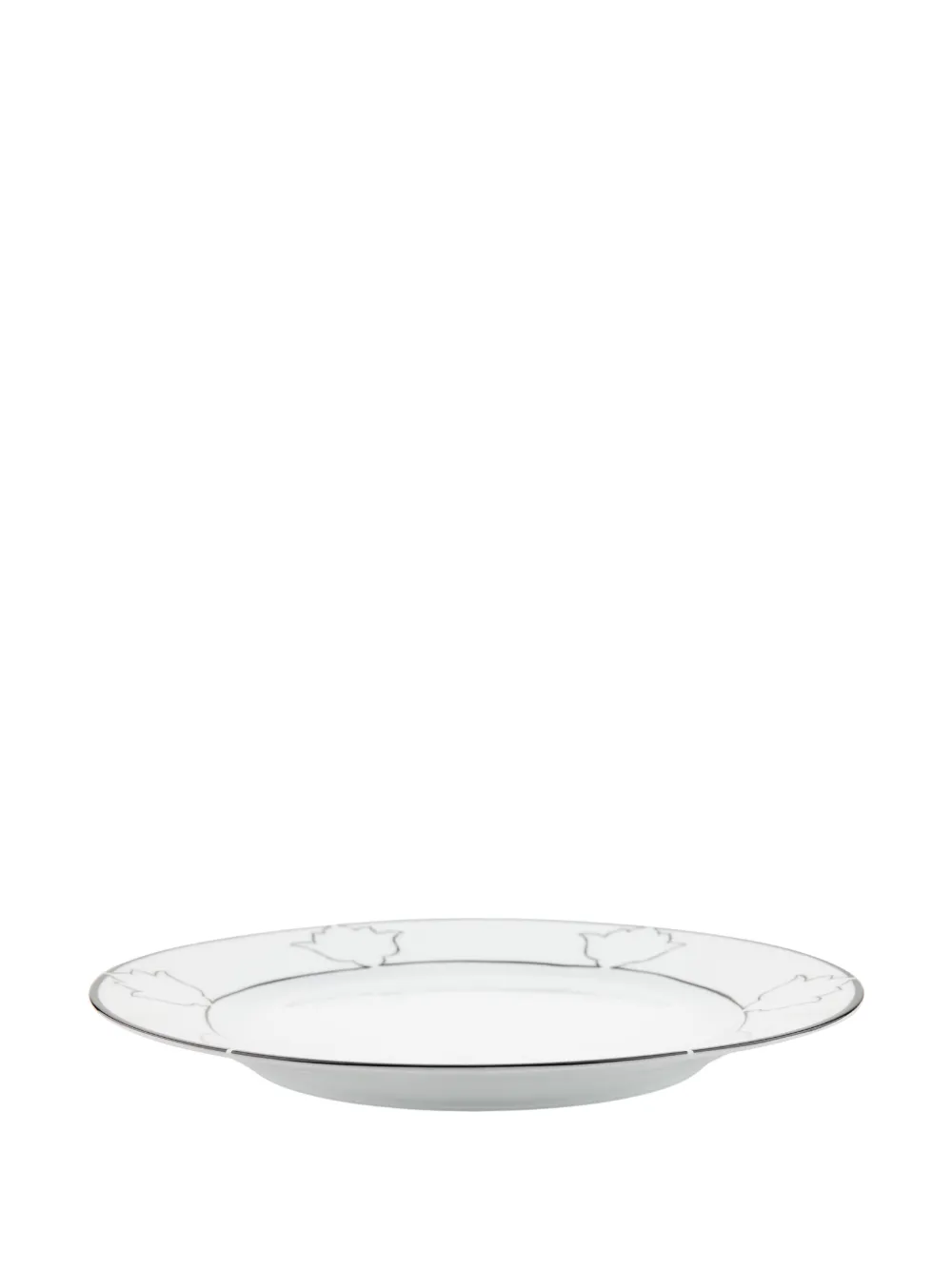 Pinto Paris Jaipur Porcelain Buffet Plate In Black