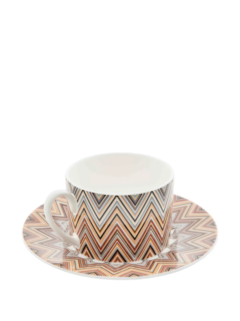 Missoni Jarris Tea Cup And Saucer (set Of Six) In Orange