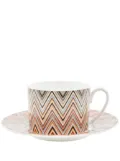Missoni Home Jarris tea cup and saucer (set of six) - Orange