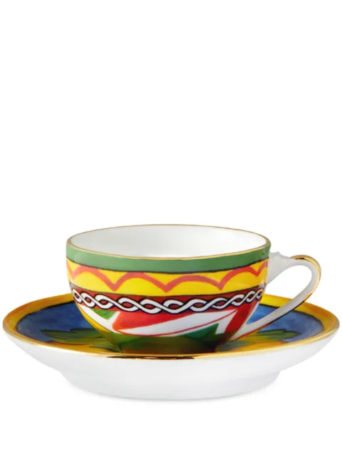 Dolce & Gabbana archive-print espresso set