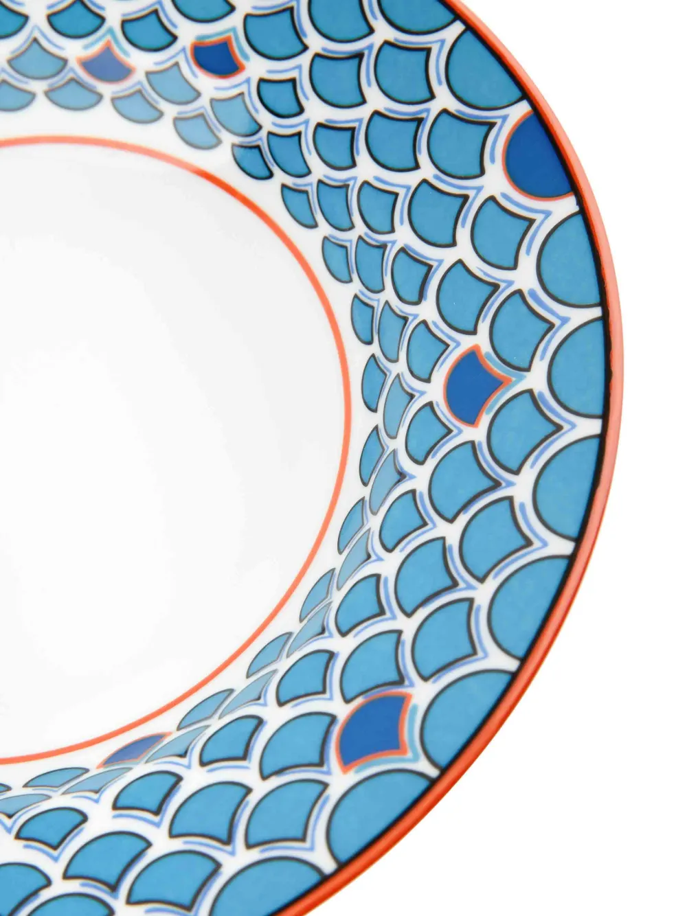 Pinto Paris Lagon Soup Round Plate In Blue