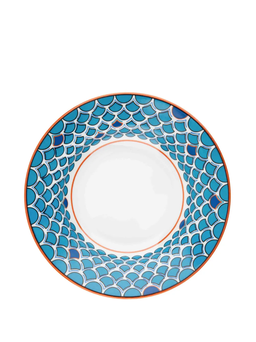 Pinto Paris Lagon Soup Round Plate In Blue
