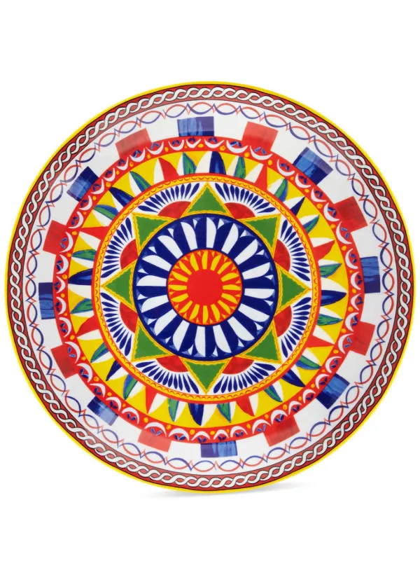 Dolce & Gabbana Carretto Siciliano プレート | ブルー | FARFETCH JP 