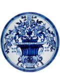 Dolce & Gabbana floral-print porcelain plates - Blue