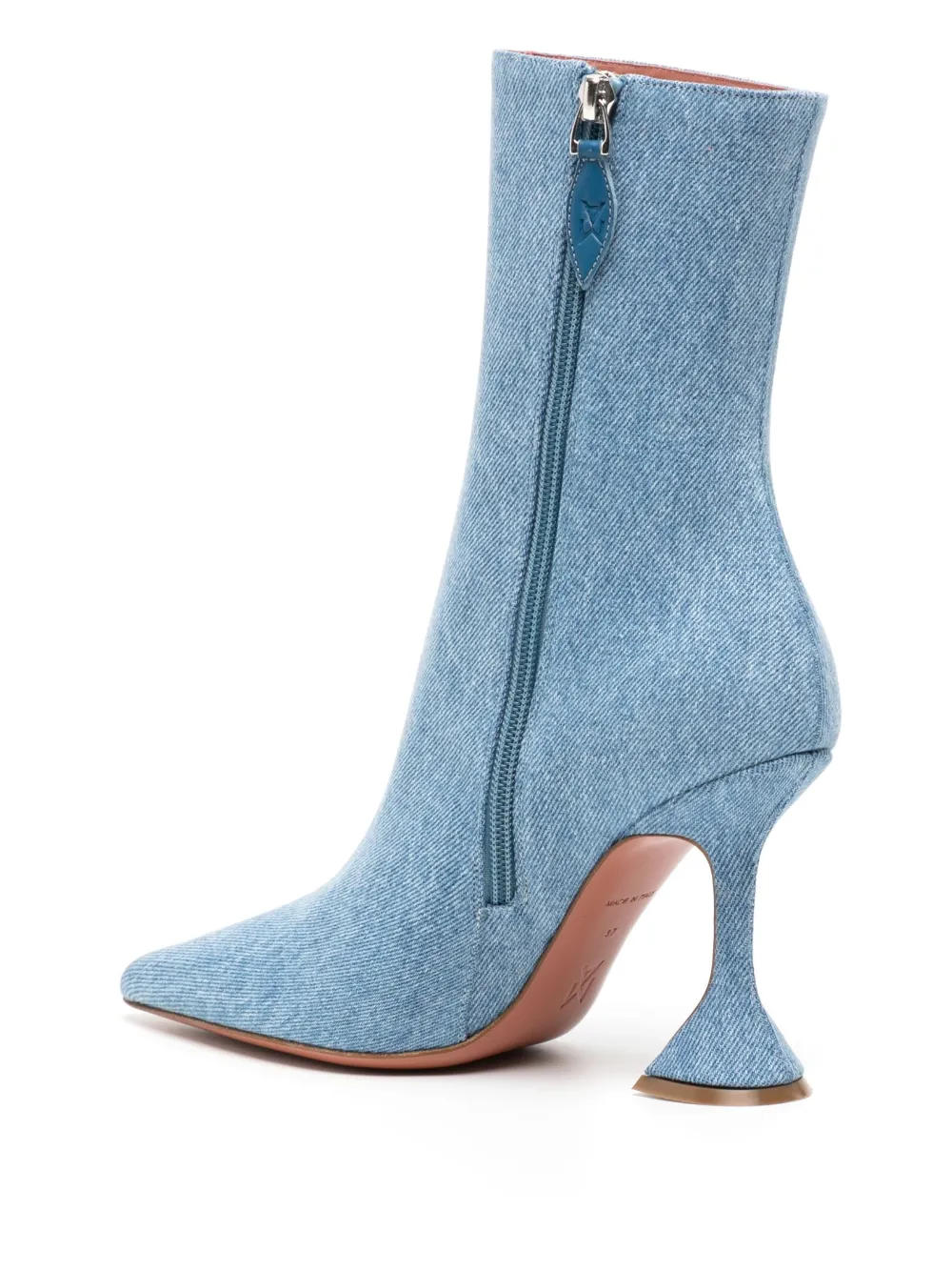 AMINA MUADDI GIORGIA 100MM ANKLE BOOTS 