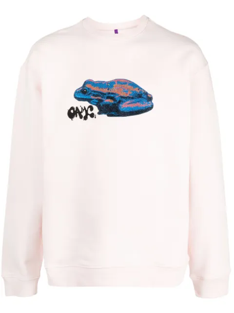 OAMC frog-print cotton jumper