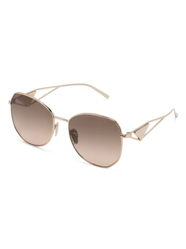 Prada Oversized Cat Eye Sunglasses Gradient Prada Oversized Acetate Cat-eye Sunglasses In Black/tortoise  main image 4