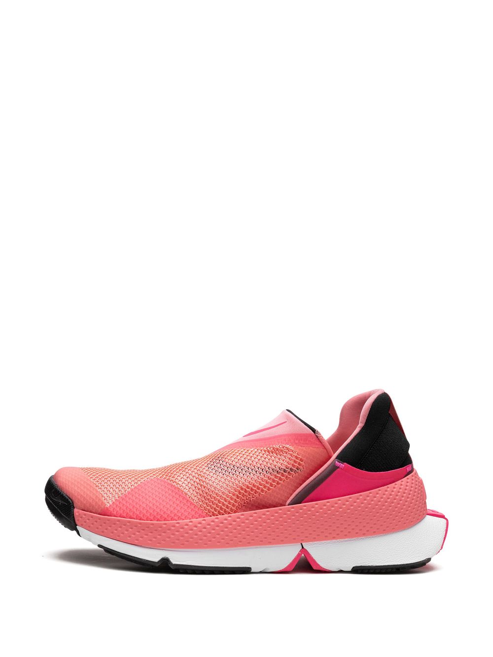 Shop Nike Go Flyease "pink Gaze" Sneakers In Rosa