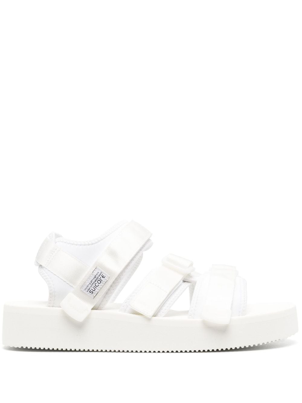 Suicoke Kisee-vpo Logo-detail Sandals In White