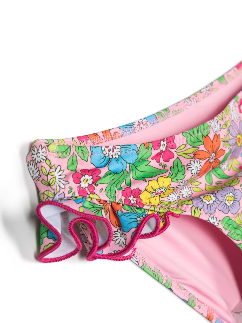 MC2 Saint Barth Kids Bikini met ruches - Roze