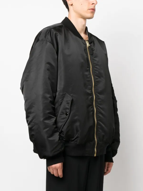 VETEMENTS zip-up Reversible Bomber Jacket - Farfetch