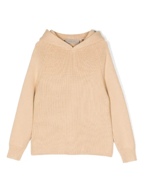FEAR OF GOD ESSENTIALS KIDS cable-knit cotton-blend hoodie