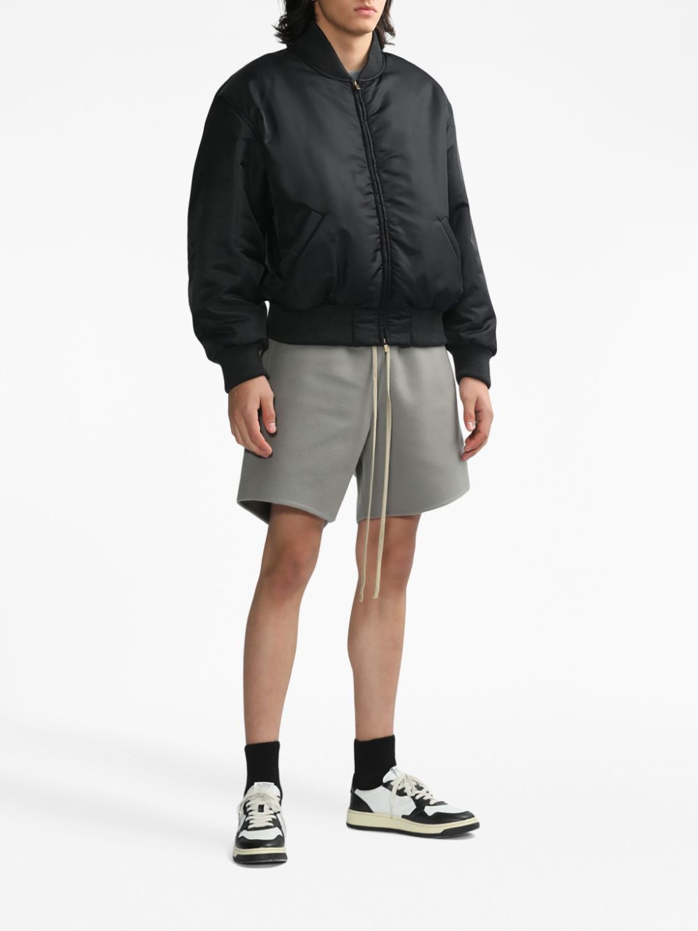 Fear Of God Shorts met logopatch - Grijs