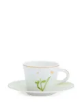 Bernardaud Praiana espresso cup and saucer (set of two) - Green