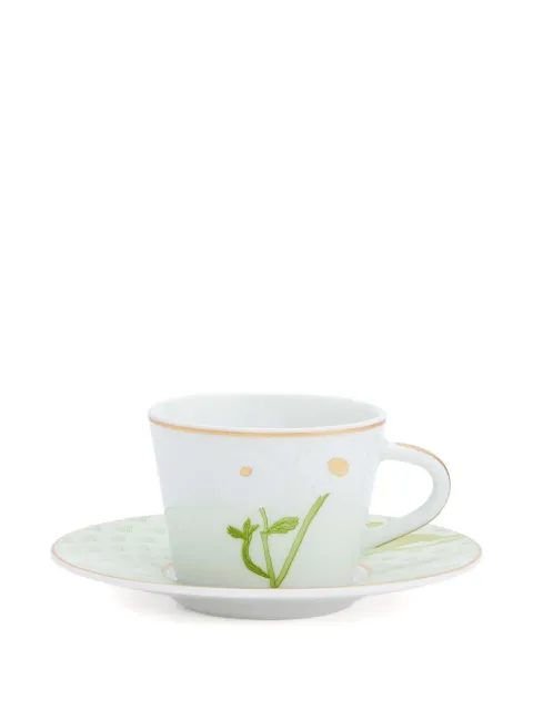 Bernardaud Praiana espresso cup and saucer (set of two)