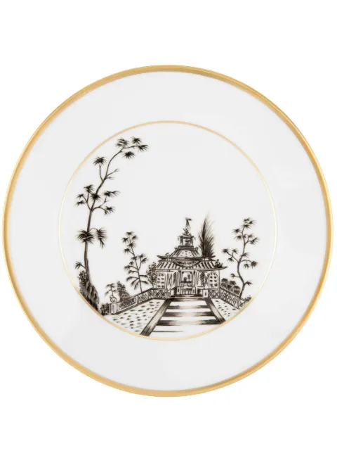 Pinto Paris Vieux Kyoto illustration dessert plate