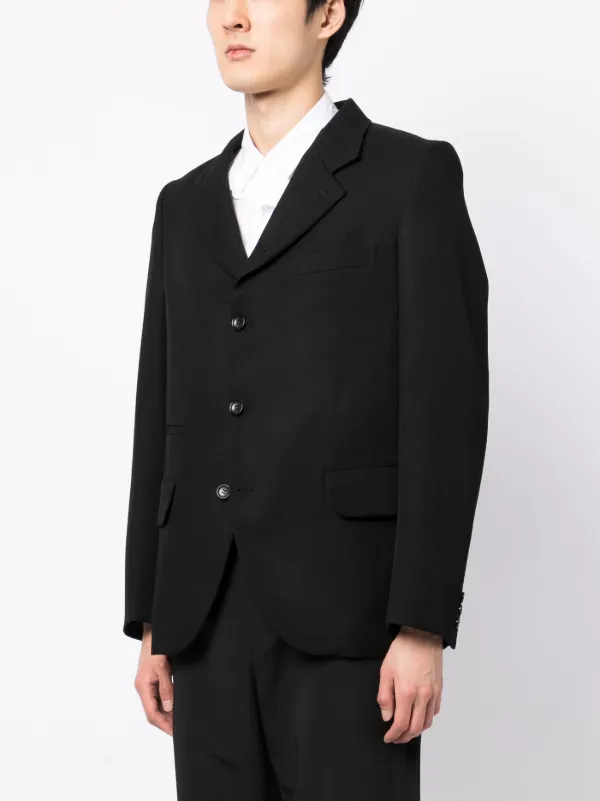 Comme Des Garçons Homme Plus zip-detail single-breasted Blazer