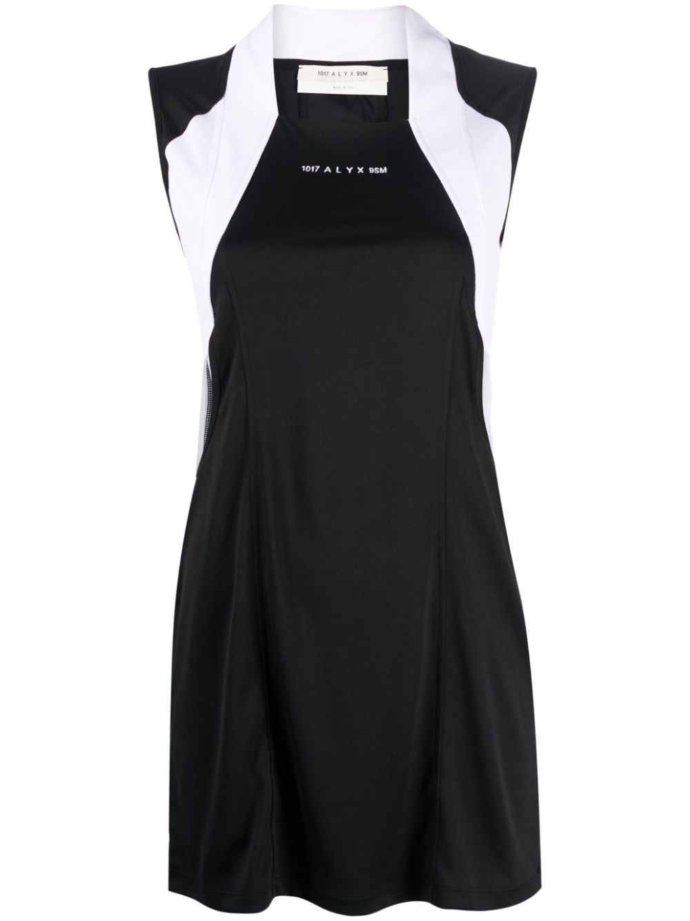 1017 ALYX 9SM logo-print sleeveless dress – Black