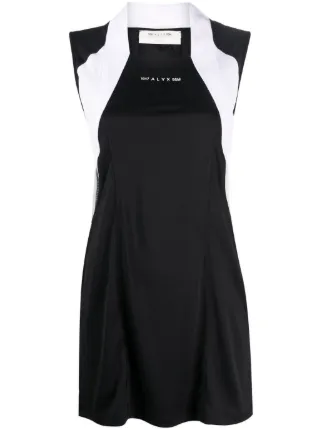 1017 ALYX 9SM logo-print Sleeveless Dress | Black | FARFETCH