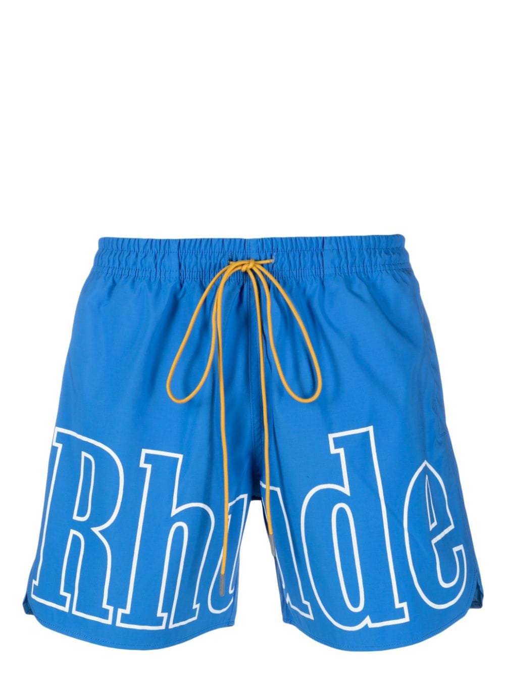 RHUDE logo print Swim Shorts Farfetch