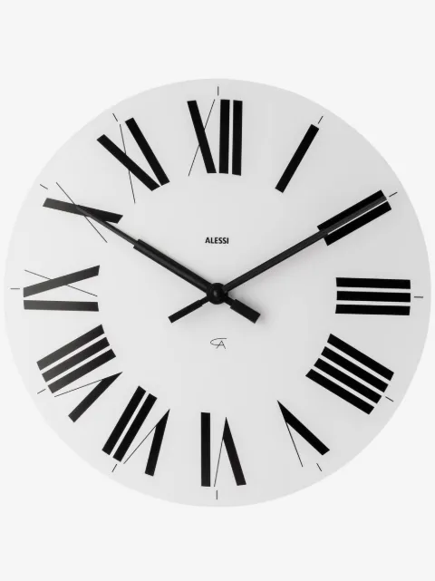 Alessi reloj con números romanos