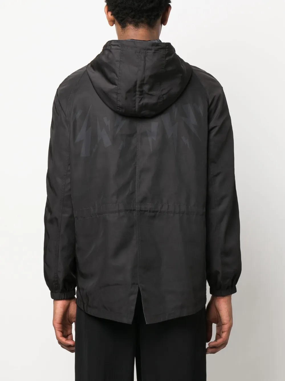 Shop Neil Barrett Camouflage Reversible Bomber Jacket In Schwarz